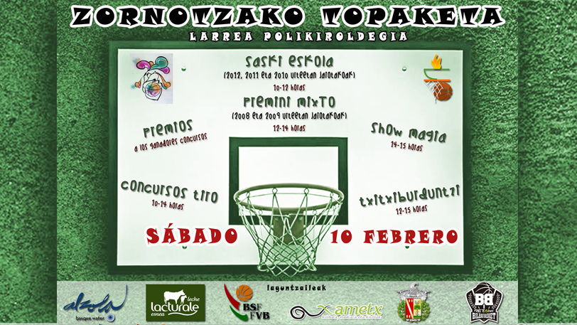 La magia del baloncesto en la Zornotzako Topaketa